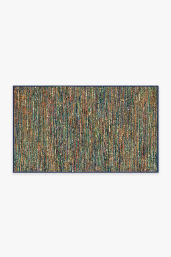 Outdoor Chunky Solid Multicolor Rug 3'x5' | Stain-Resistant
