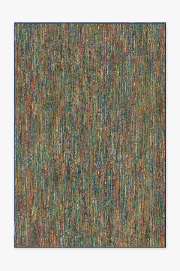 Outdoor Chunky Solid Multicolor Rug 6'x9' | Stain-Resistant