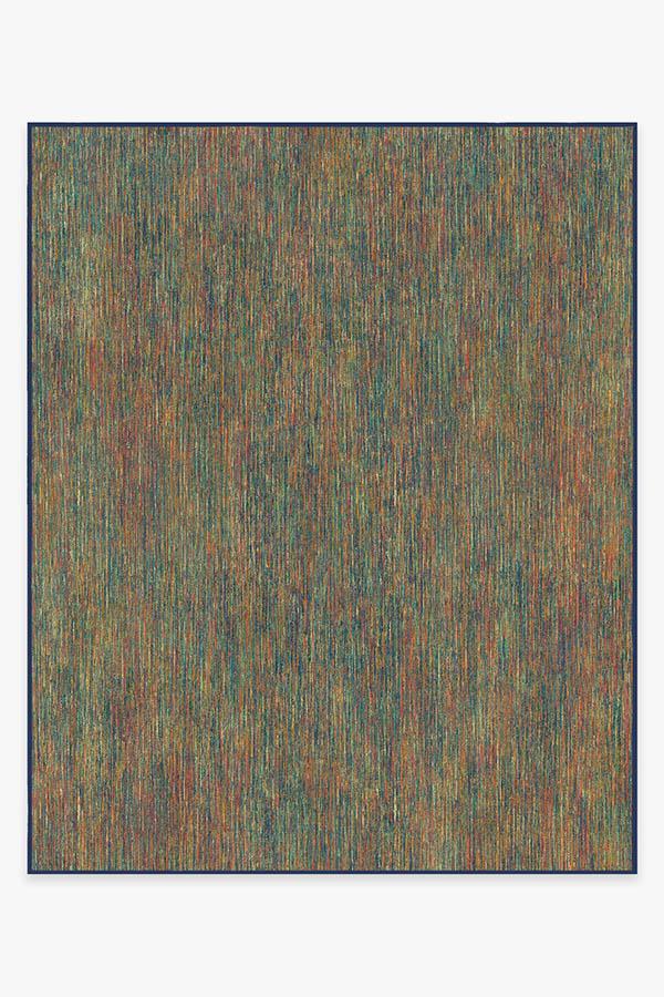 Outdoor Chunky Solid Multicolor Rug 8'x10' | Stain-Resistant