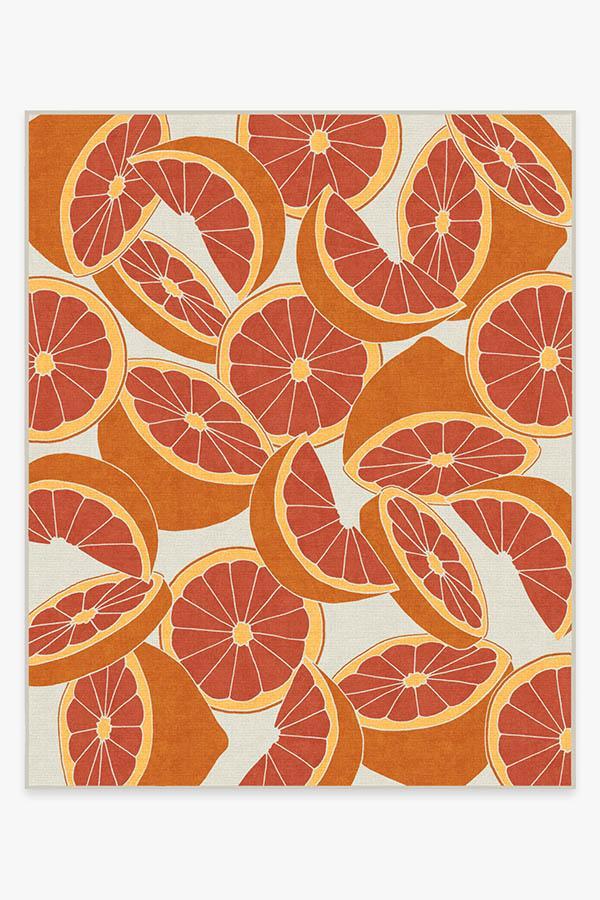 Citrus Blood Orange Rug 8'x10' | Stain-Resistant