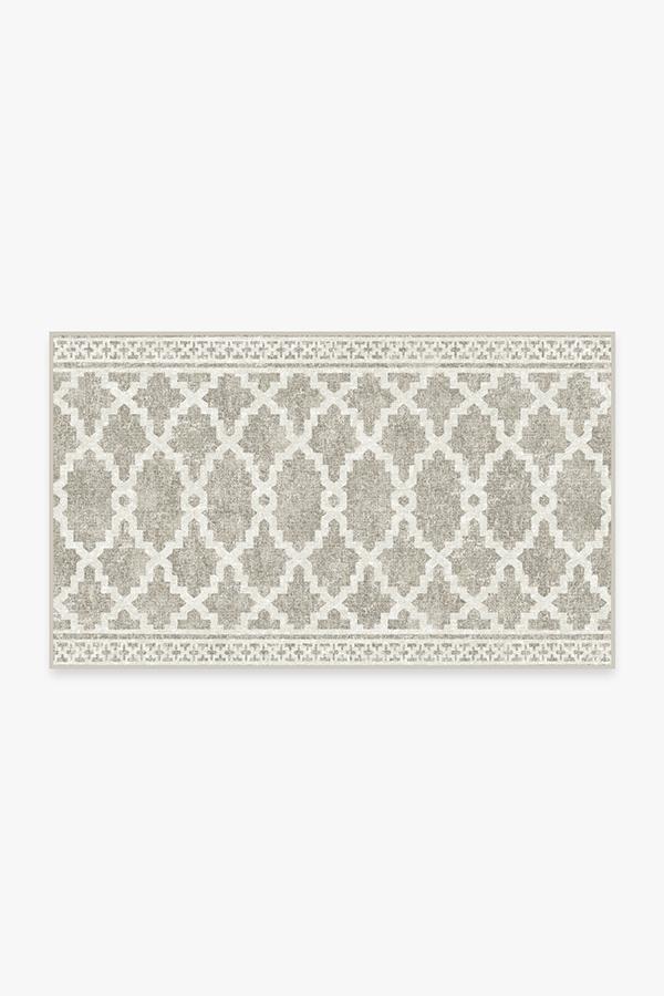 Outdoor Cleo Trellis Natural Rug 3'x5' | Stain-Resistant