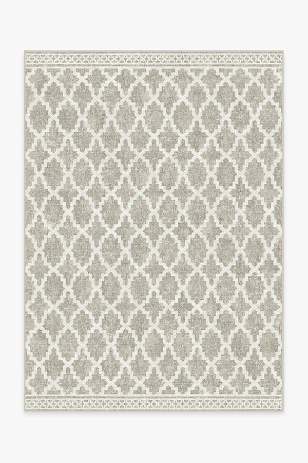 Outdoor Cleo Trellis Natural Rug 5'x7' | Stain-Resistant