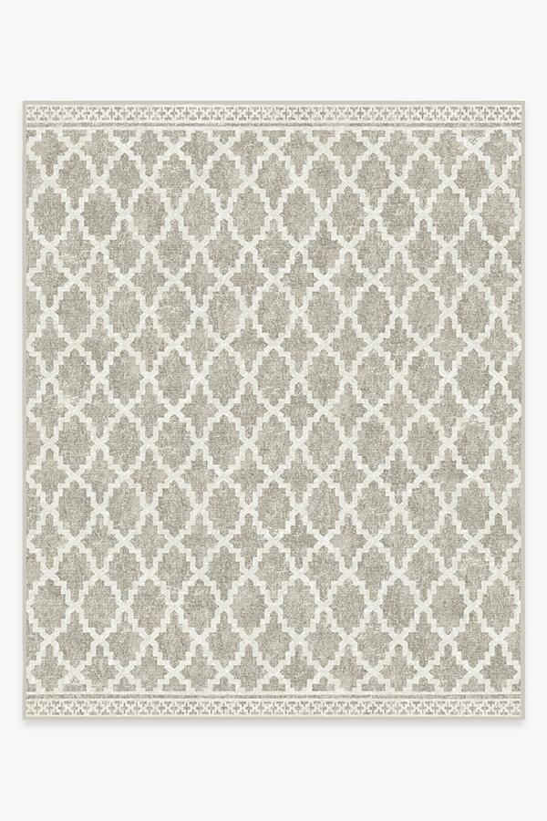 Outdoor Cleo Trellis Natural Rug 8'x10' | Stain-Resistant