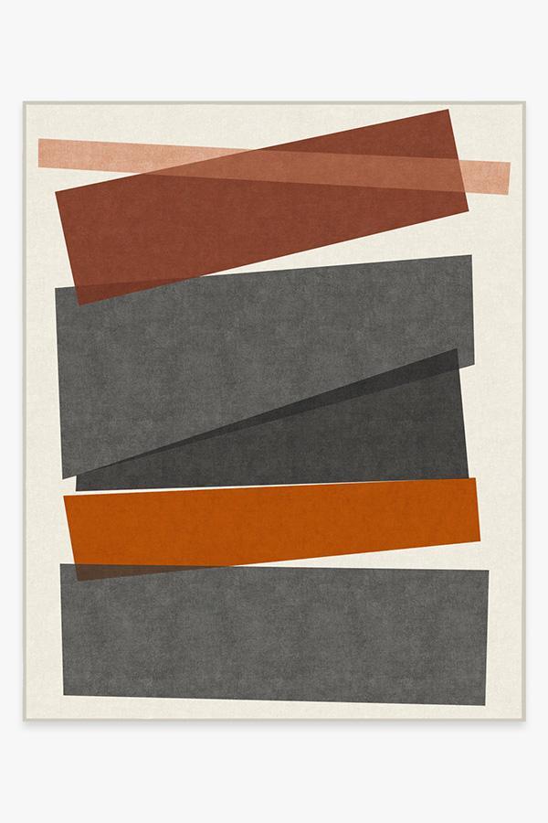 Color Field in Orange Rug 8'x10' | Stain-Resistant