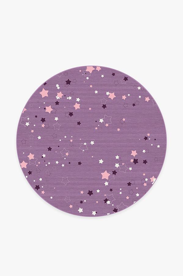 Constellation Lavender Rug 6' Round | Stain-Resistant
