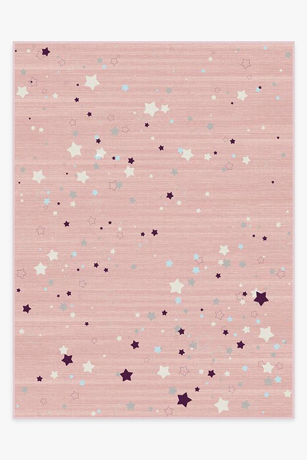 Constellation Pink Rug 9'x12' | Stain-Resistant