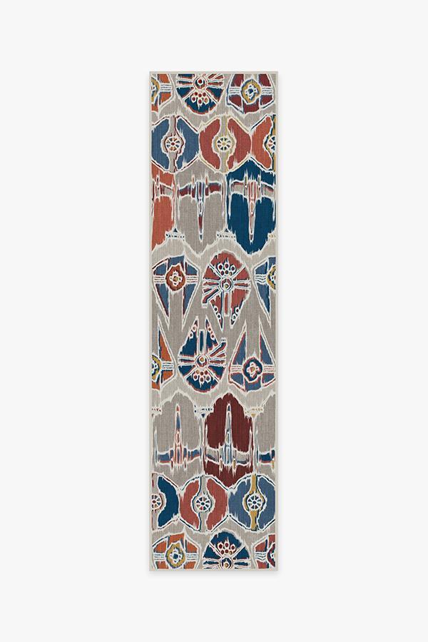 Corellian Ikat Polychrome Rug 2.5'x10' | Stain-Resistant