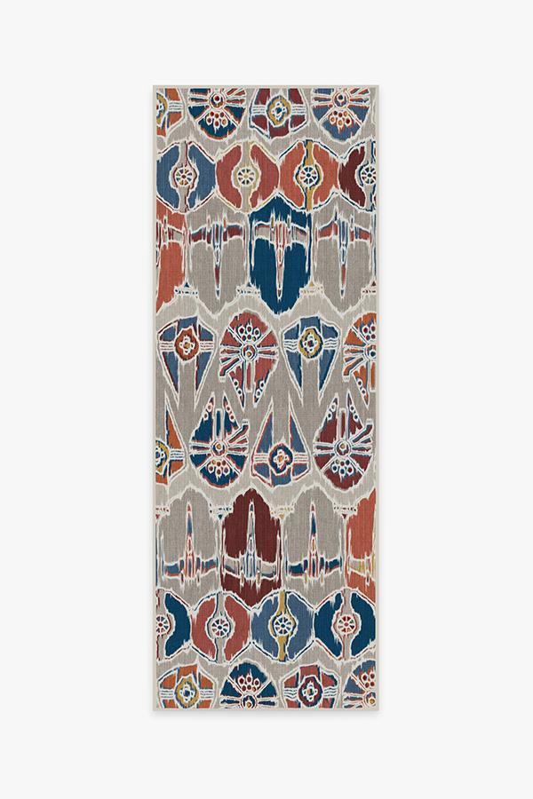 Corellian Ikat Polychrome Rug 2.5'x7' | Stain-Resistant