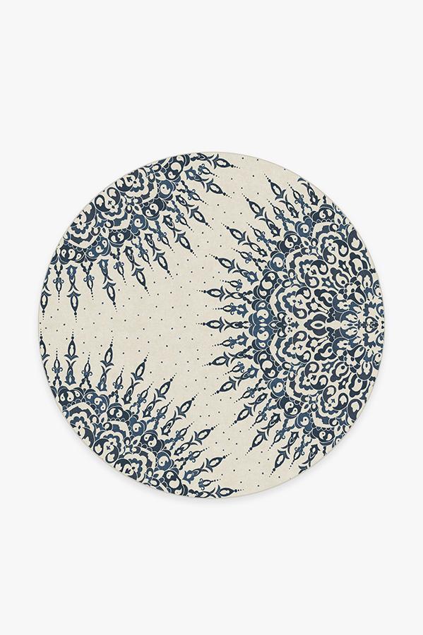 Cosima Slate Rug 6' Round | Stain-Resistant