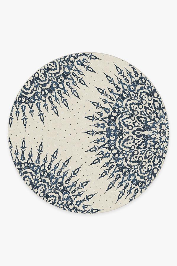 Cosima Slate Rug 8' Round | Stain-Resistant