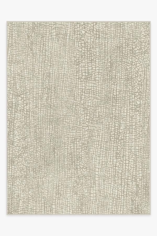 Crackle Light Grey Rug 9'x12' | Stain-Resistant