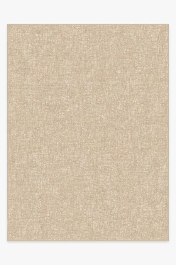 Crosshatch Natural Rug 9'x12' | Stain-Resistant