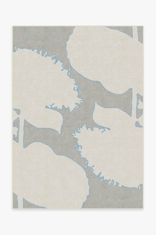Cynthia Rowley Dandelion Grey Rug 5'x7' | Stain-Resistant