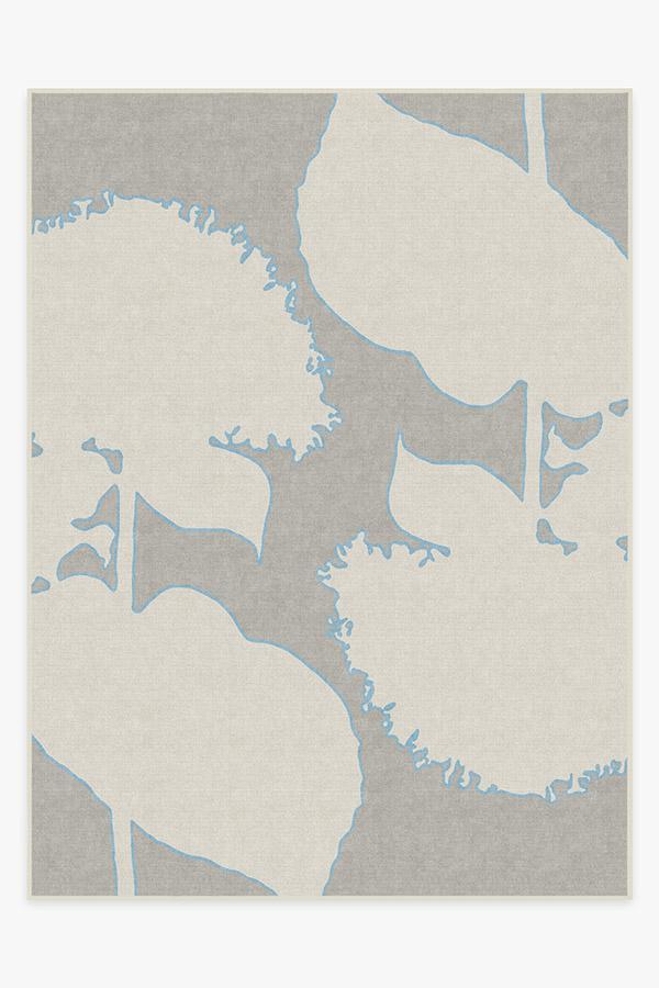 Cynthia Rowley Dandelion Grey Rug 9'x12' | Stain-Resistant