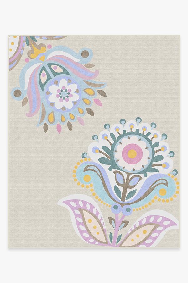 Cynthia Rowley In Bloom Pastel Rug 8'x10' | Stain-Resistant