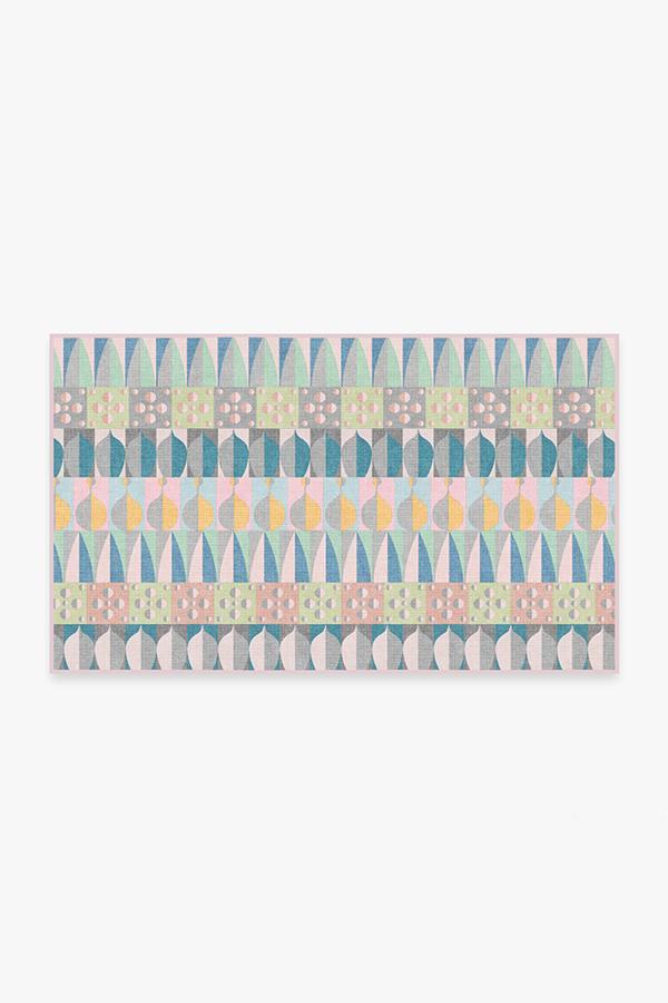 Cynthia Rowley Petals Multicolor Rug 3'x5' | Stain-Resistant