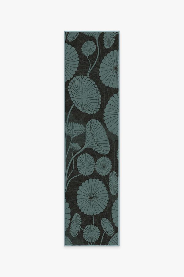 Cynthia Rowley Pompom Jade Rug 2.5'x10' | Stain-Resistant