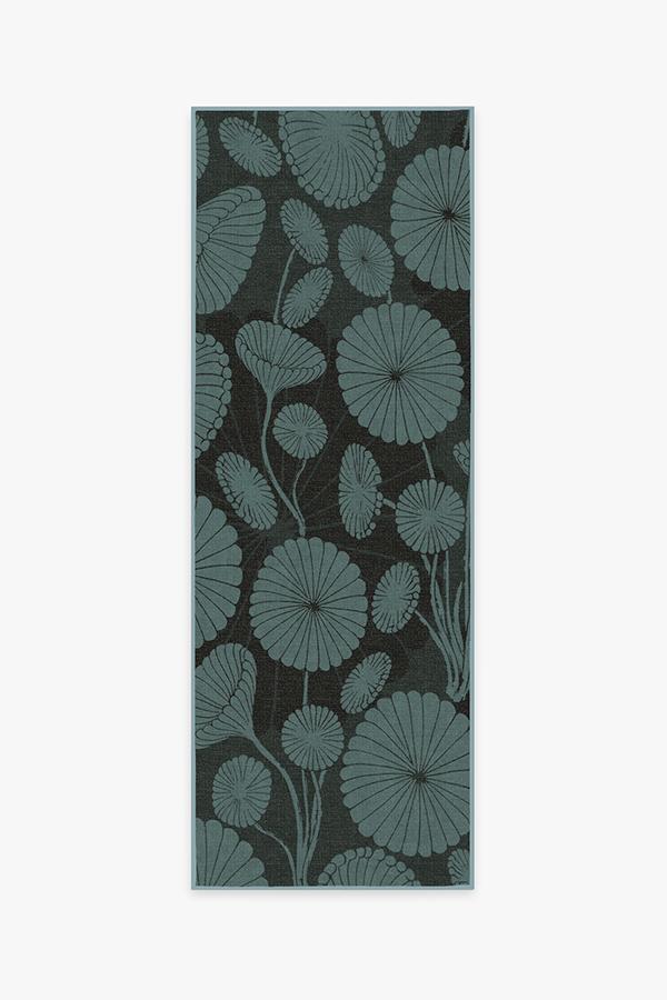 Cynthia Rowley Pompom Jade Rug 2.5'x7' | Stain-Resistant