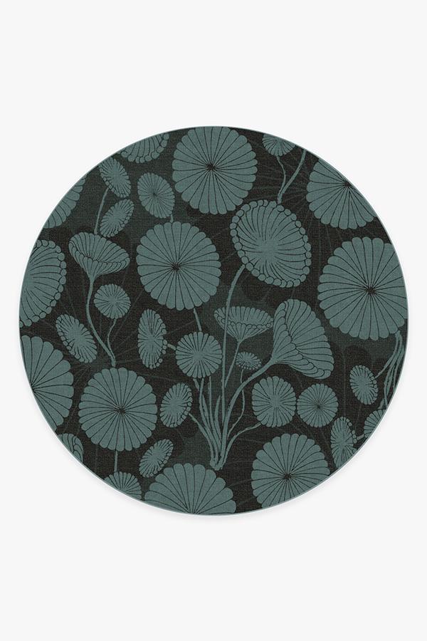 Cynthia Rowley Pompom Jade Rug 8' Round | Stain-Resistant
