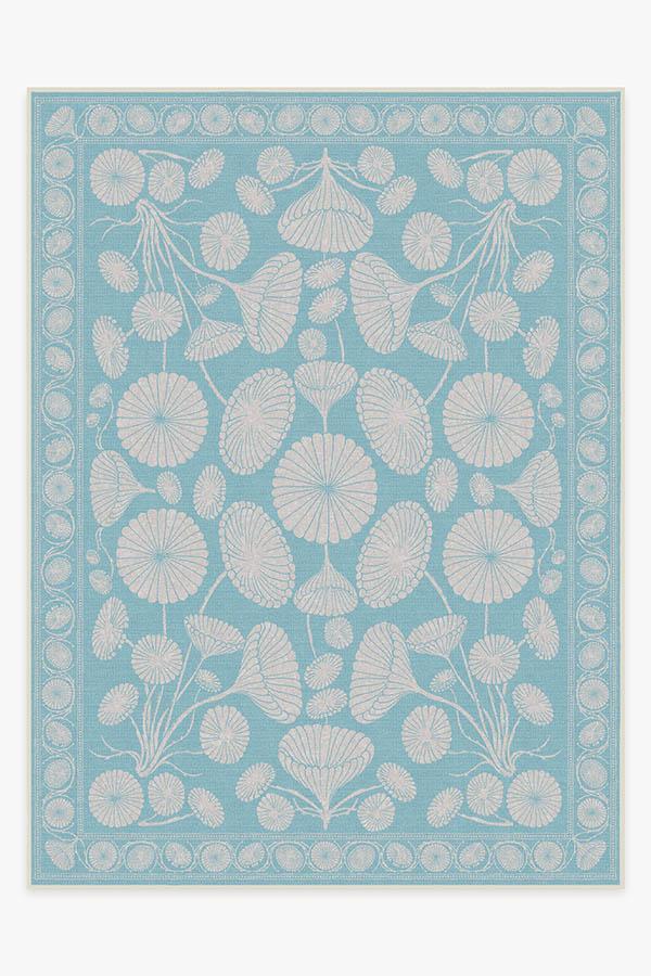 Cynthia Rowley Suzani Powder Blue Rug 9'x12' | Stain-Resistant