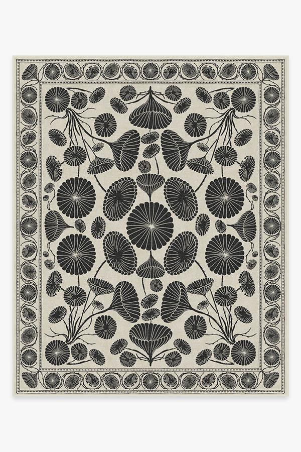 Cynthia Rowley Suzani White Rug 8'x10' | Stain-Resistant