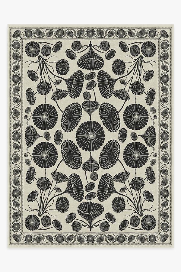 Cynthia Rowley Suzani White Rug 9'x12' | Stain-Resistant