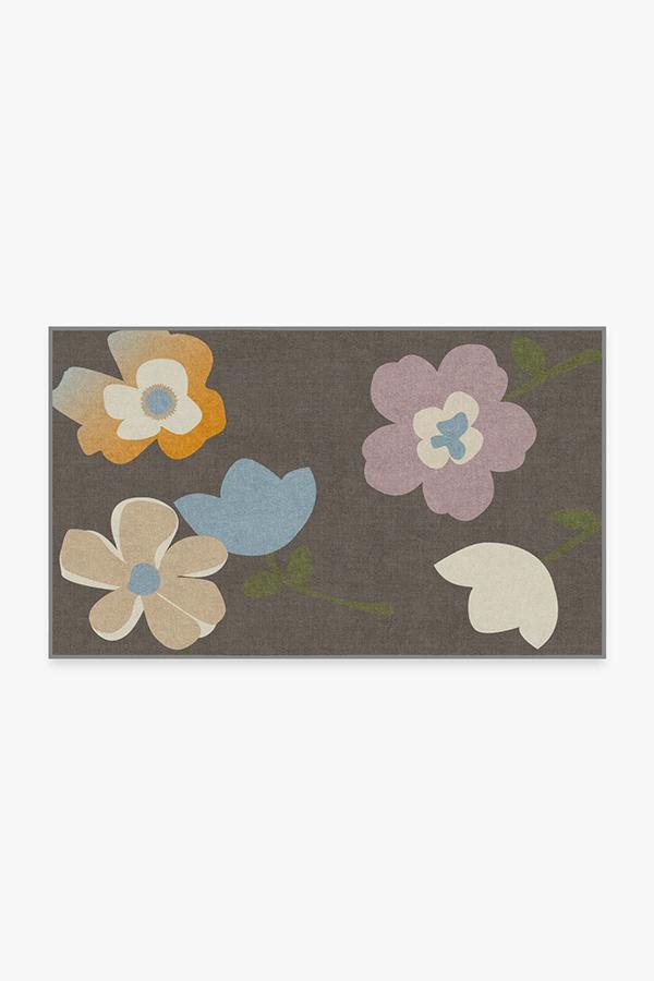 Cynthia Rowley Tulip Mink Rug 3'x5' | Stain-Resistant