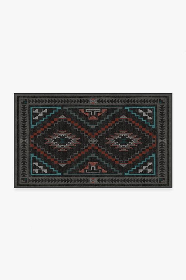 Dakotah Charcoal Rug 3'x5' | Stain-Resistant