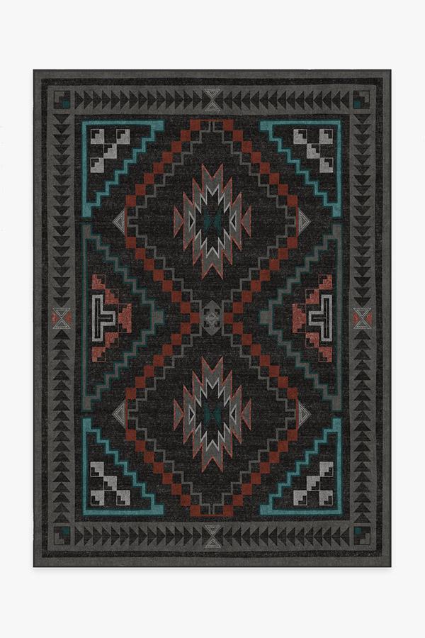 Dakotah Charcoal Rug 5'x7' | Stain-Resistant