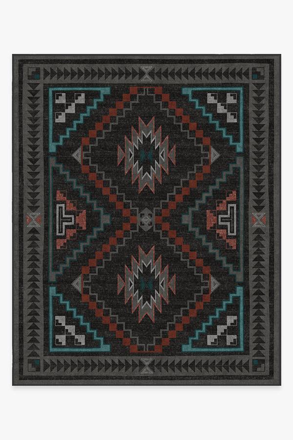 Dakotah Charcoal Rug 8'x10' | Stain-Resistant