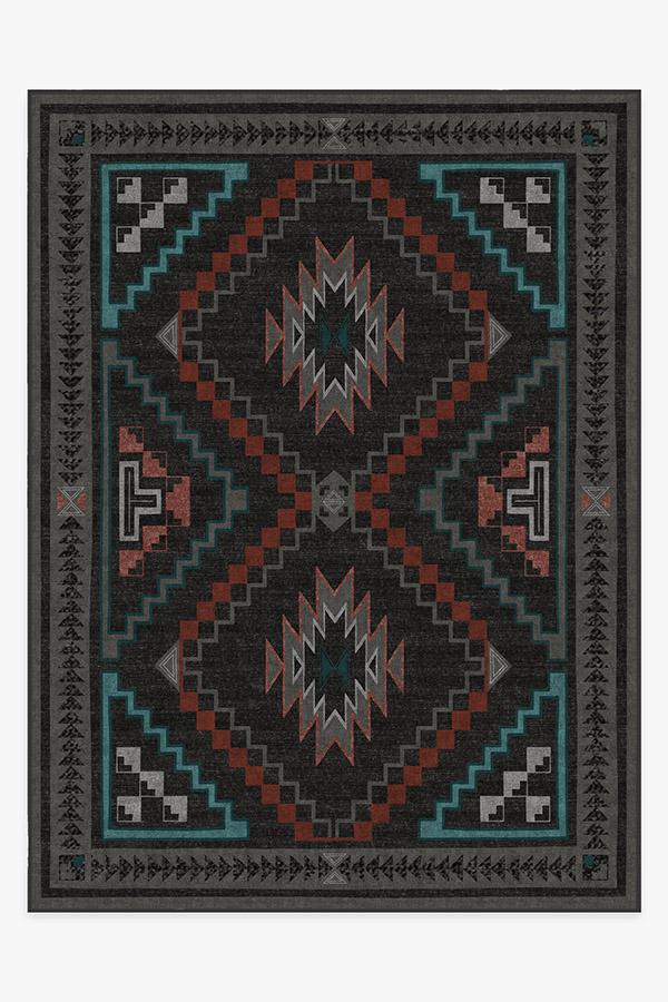 Dakotah Charcoal Rug 9'x12' | Stain-Resistant