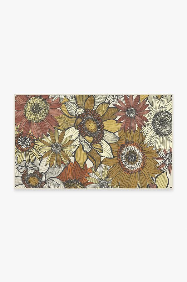 Dalilah Sunburst Rug 3'x5' | Stain-Resistant