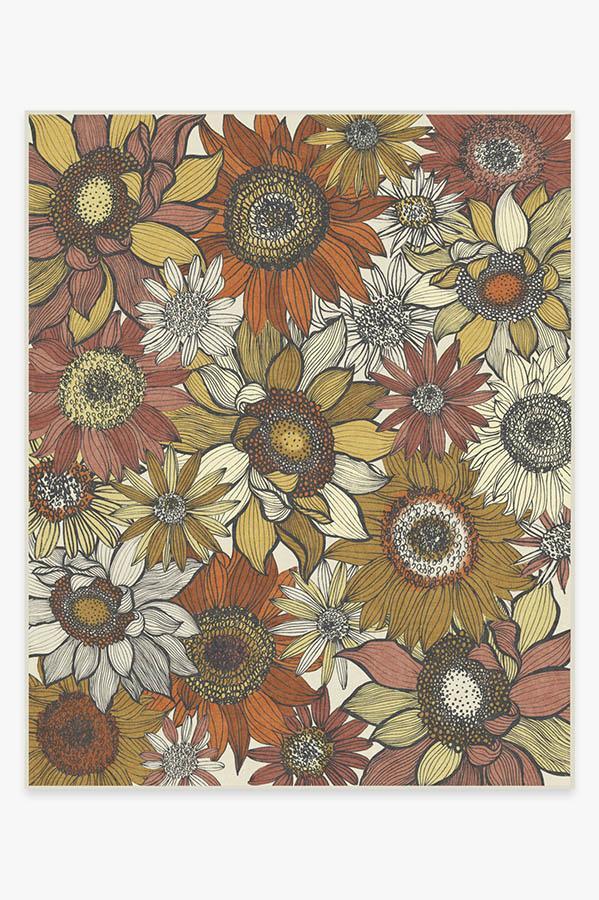Dalilah Sunburst Rug 8'x10' | Stain-Resistant