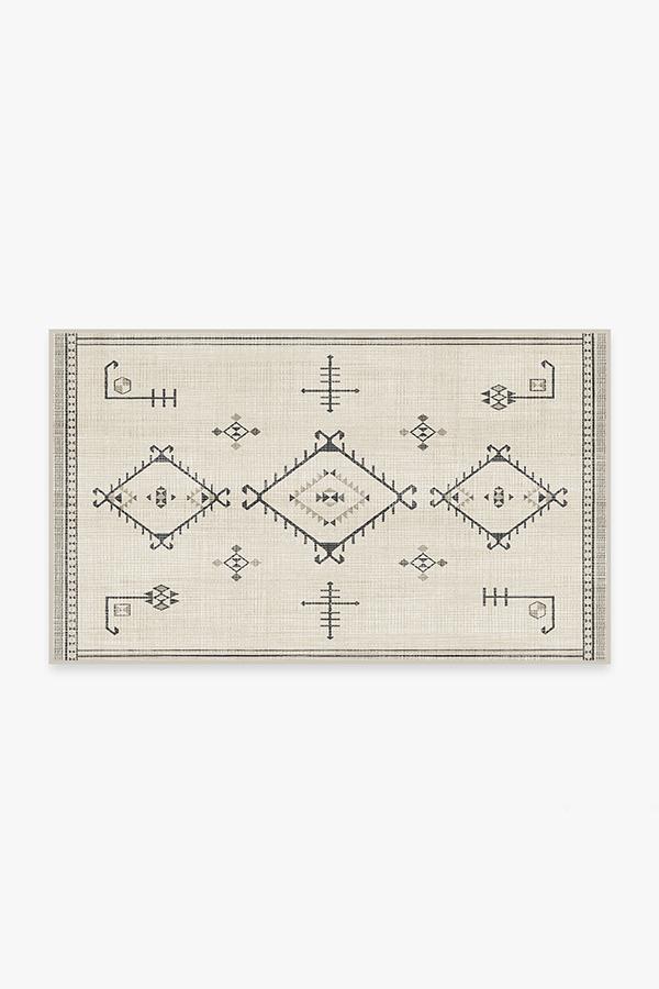 Damali Black & White Rug 3'x5' | Stain-Resistant