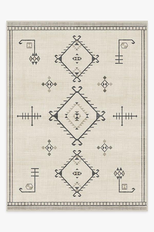 Damali Black & White Rug 9'x12' | Stain-Resistant
