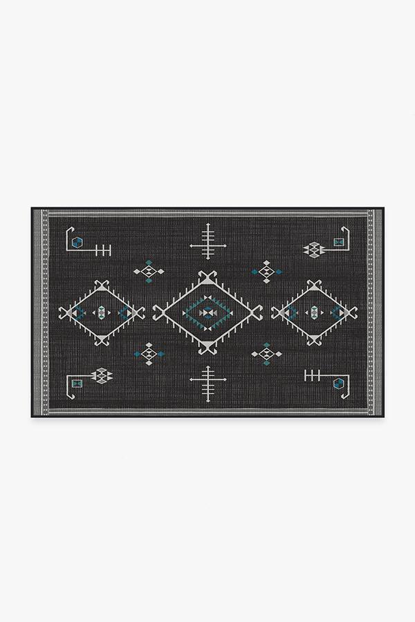 Damali Charcoal Rug 3'x5' | Stain-Resistant
