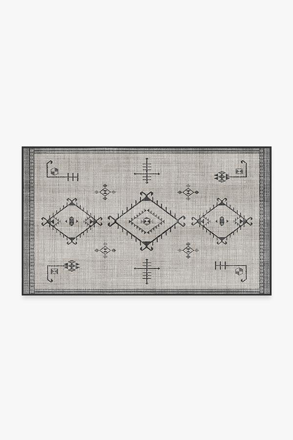Damali Grey Overdye Rug 3'x5' | Stain-Resistant