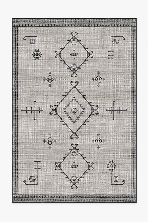 Damali Grey Overdye Rug 6'x9' | Stain-Resistant
