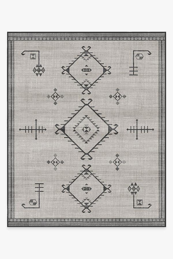 Damali Grey Overdye Rug 8'x10' | Stain-Resistant