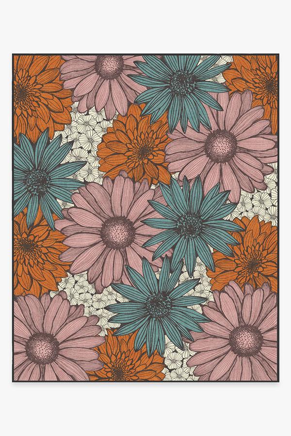 Daphne Orange Jasper Rug 8'x10' | Stain-Resistant