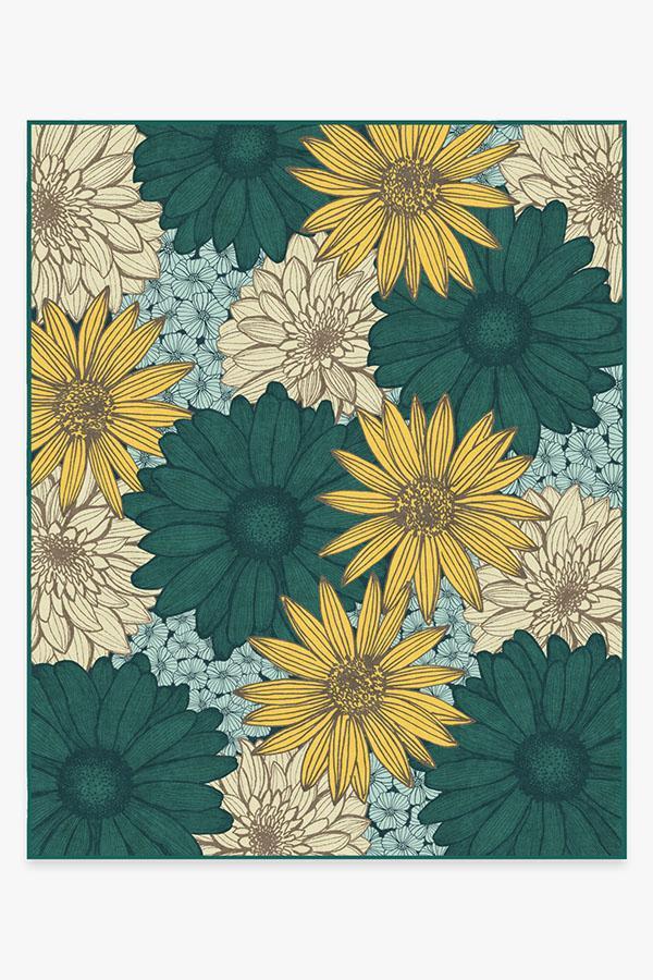 Daphne Turquoise Rug 8'x10' | Stain-Resistant