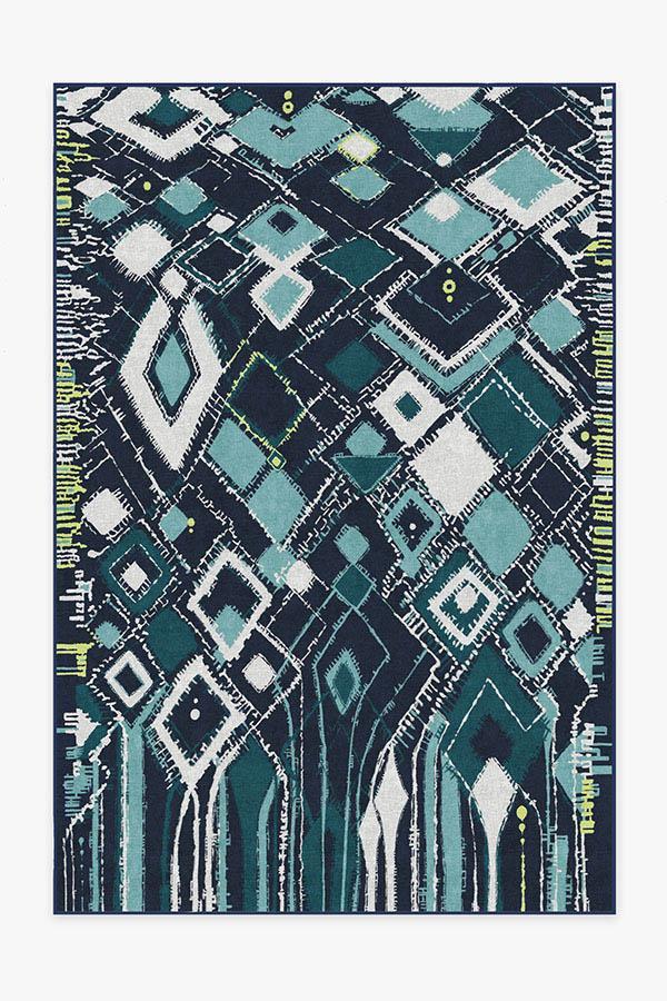 Delikesh Midnight Rug 6'x9' | Stain-Resistant