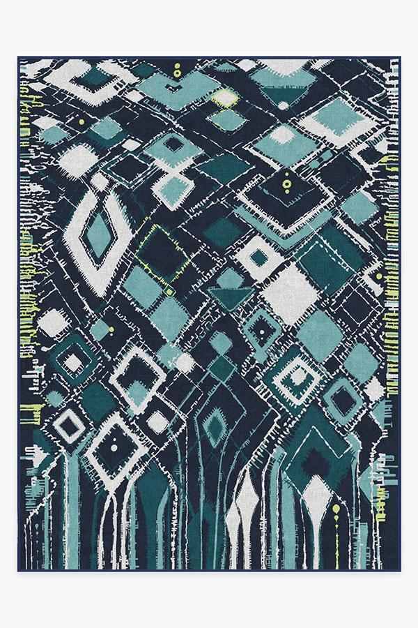 Delikesh Midnight Rug 9'x12' | Stain-Resistant
