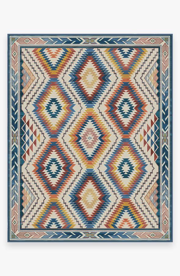 Dessa Diamond Polychrome Rug 8'x10' | Stain-Resistant