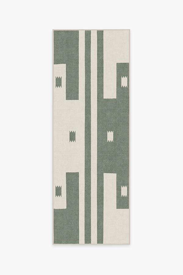 Domo Sage Rug 2.5'x10' | Stain-Resistant