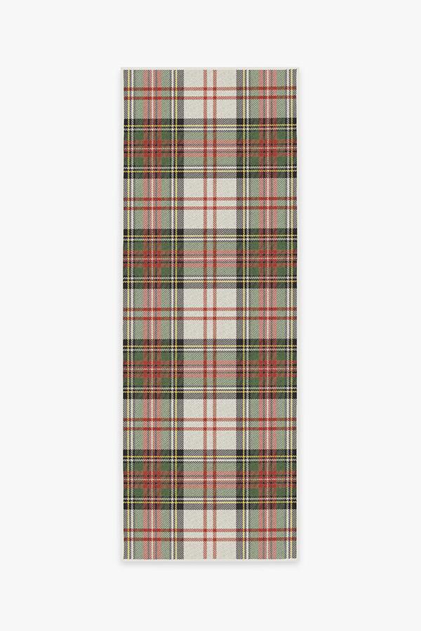 Dress Stewart Tartan Rug 2.5'x7' | Stain-Resistant