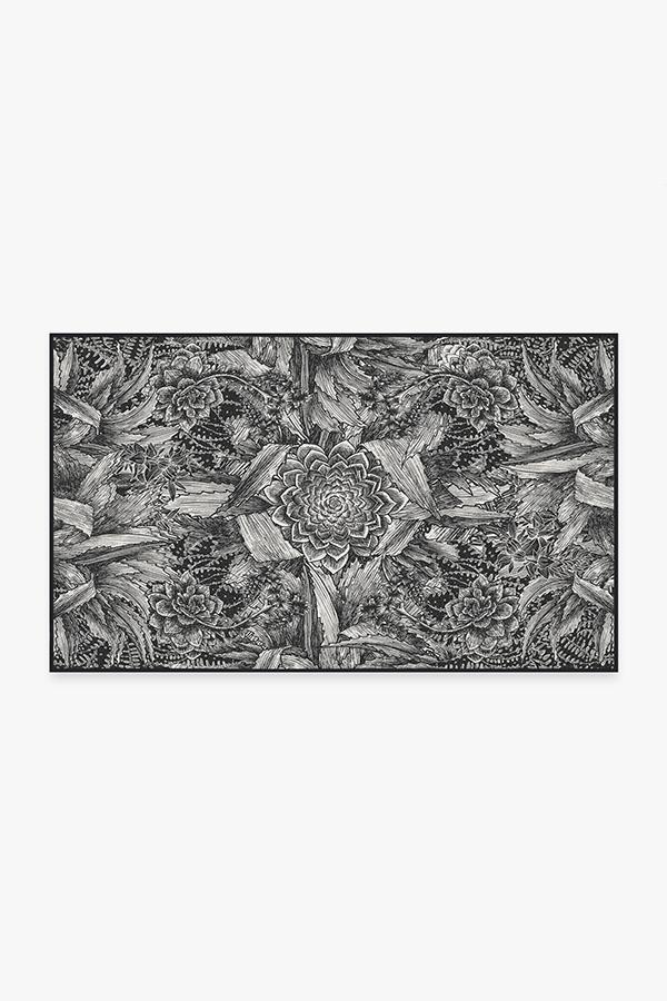 Echeveria Black Rug 3'x5' | Stain-Resistant