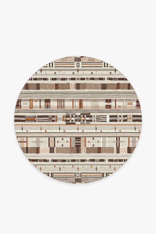 Effia Sumac Rug 6' Round | Stain-Resistant