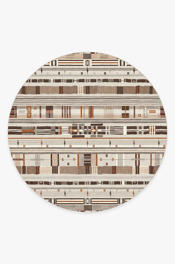 Effia Sumac Rug 8' Round | Stain-Resistant