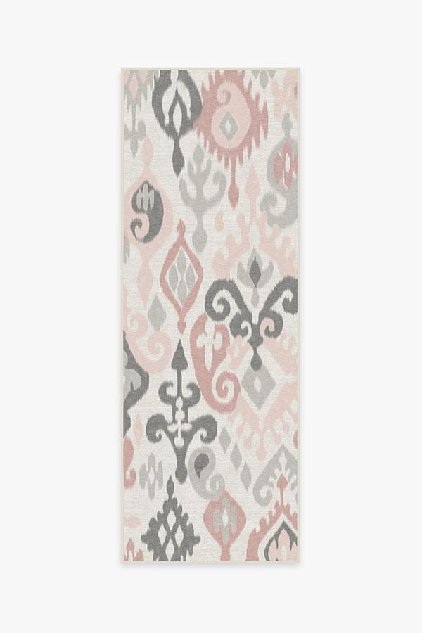 Eisley Soft Pink Rug 2.5'x7' | Stain-Resistant